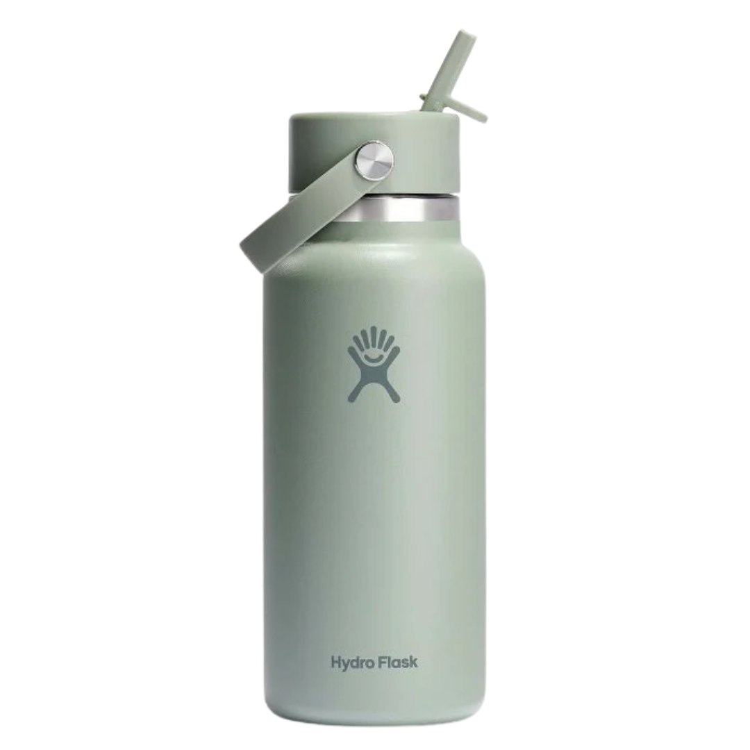 Bouteille d'eau Hydro Flask avec bouchon à paille flexible - 946 ml