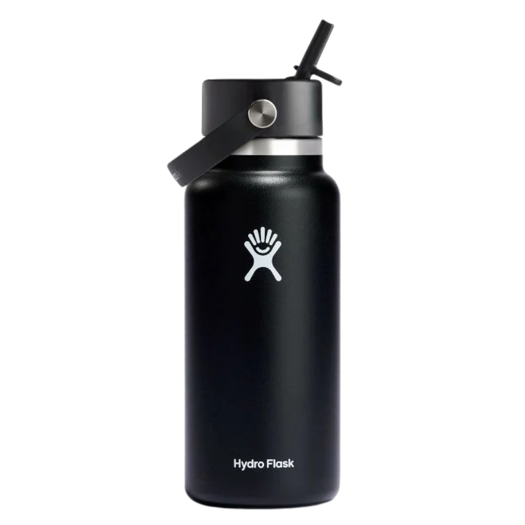 Bouteille d'eau Hydro Flask avec bouchon à paille flexible - 946 ml